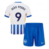 Maglie da calcio Brighton Joao Pedro #9 Prima Maglia Bambino 2024-25 Manica Corta (+ Pantaloni corti)